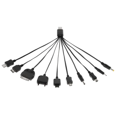 Universal USB charging cable for GSM (10 types)