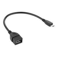 USB-kaabli pesa A - micro USB pistik 15cm OTG