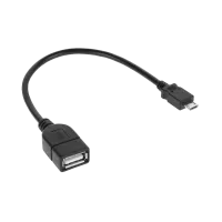 USB-kaabli pesa A - micro USB pistik 20cm