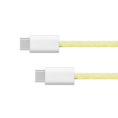 USB Type-C to USB Type-C Cable 60 W 1 m Yellow Kruger&Matz Basic