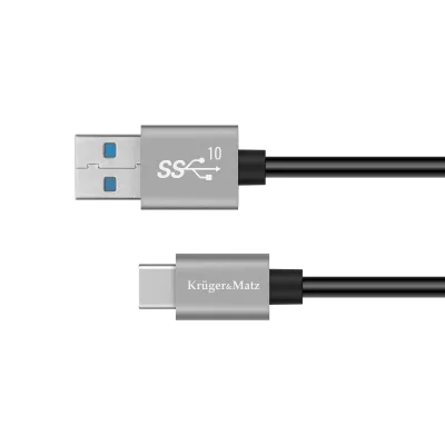 USB to USB Type-C cable 10 Gbps 1 m Kruger&Matz Basic