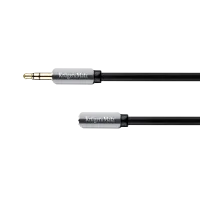 Kaabli pistik - sirge pesa 3.5 stereo 1.0m Kruger&Matz