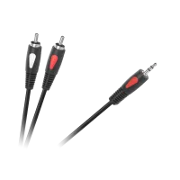 3,5 mm pistik 2RCA kaablile 10 m Cabletech Eco-Line