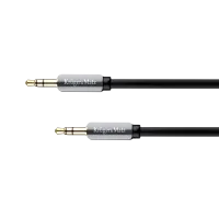 Кабель прямой штекер - прямой штекер гнездо 3.5 стерео 3.0м Kruger&Matz