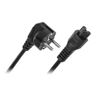 Sülearvuti toitejuhe (ristikheinalehe kujuline) (3x0,75) 1,8 m