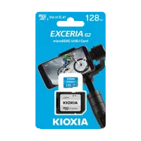 microSDXC mälukaart 128 GB UHS-I U1 Kioxia adapteriga