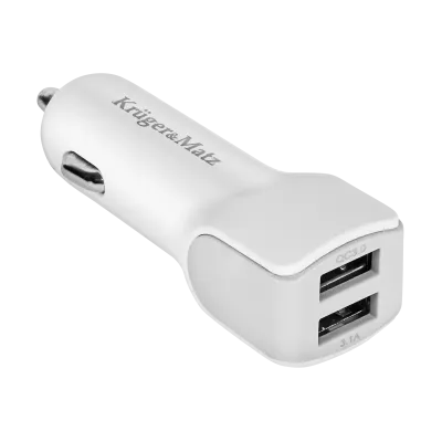 Kruger&Matz Car Charger 2xUSB 3000 mA with Quick Charge 3.0 function