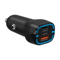 Автомобильное зарядное устройство с Power Delivery и Quick Charge 38 Вт