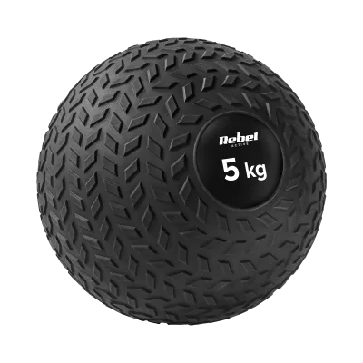 Väike meditsiinipall taastusravi harjutusteks Slam Ball 23cm 5kg, REBEL ACTIVE