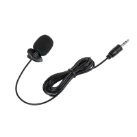 Kinnitusmikrofon 3,5 mm pistikuga kaabliga, 2 m