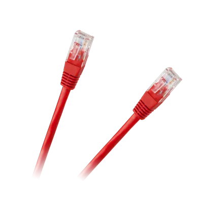 Patch cord UTP cable 8c plug-plug 1.0m CCA red cat.6e