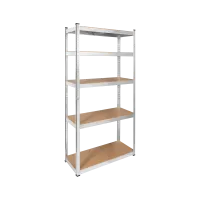 Rebel 180x90x40 hõbedane metallist laoriiul