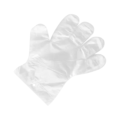 Disposable plastic gloves (tear-off) 1 set = 100 pieces.
