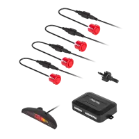 Peiyingi parkimisandurid ekraaniga (taga) - punane