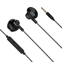 Kruger&Matz B2 kõrvasisesed kõrvaklapid mikrofoniga, must