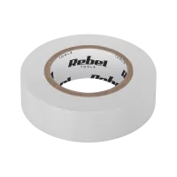 REBEL isoleerteip (0,13 mm x 19 mm x 20 jardi) valge