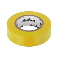 REBEL isoleerteip (0,13 mm x 19 mm x 20 jardi) kollane