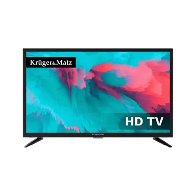 Kruger&Matz 24" HD DVB-T2 H.265 HEVC teler 230/12V
