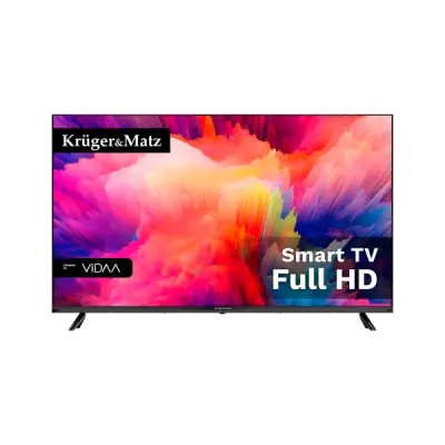 Kruger&Matz 43" FHD nutiteler DVB-T2/S2 H.265 Hevc