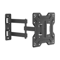 Seinakinnitus 23-50 tolli must LDA41-223 (vertikaalne ja horisontaalne reguleerimine)