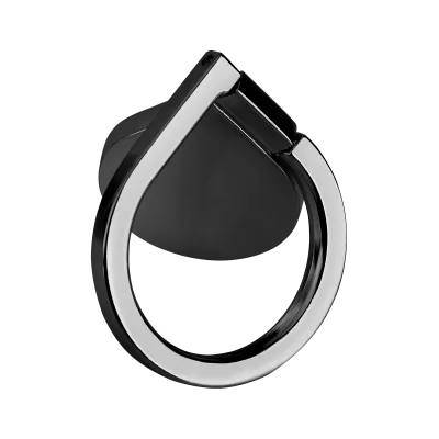 Universal ring grip phone holder, black
