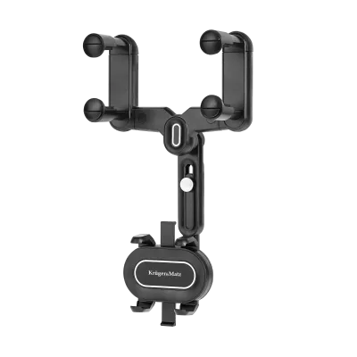 Universal phone holder Kruger&Matz KM1372, mounts to the rearview mirror