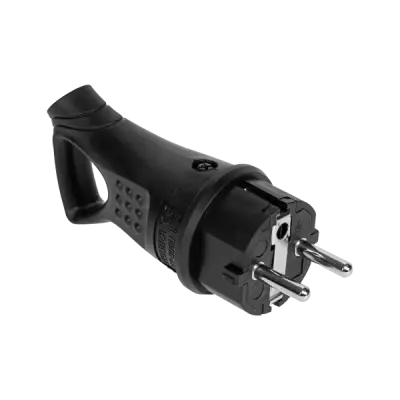Rubber plug with handle and grounding IP44 WT-30GU