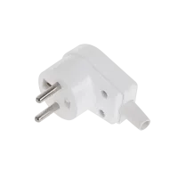 Nurga all maandusega pistik, valge WT-20S