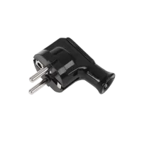 Must maandusega nurga all olev unischuko pistik WT-35-2