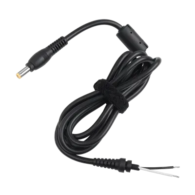 5.5/2.5 (19V/6.3A) power plug with cable for Rebel assembly