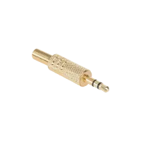 3,5 mm stereo pistik, kullatud metall