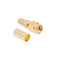 SMA isane kullatud pistik