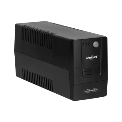 Computer UPS REBEL Nanopower 650 model (offline, 650VA / 360W, 230 V, 50Hz)