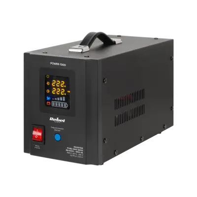 Rebel POWER-1000 UPS - converter with pure sine wave and 12V 230V 1000VA/700W charging function