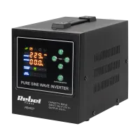 Rebel POWER-800-LFP4 UPS - pure sine wave inverter with 12V 230V 800VA/500W charging function