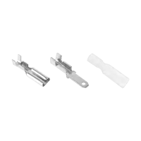 Pistikute komplekt 2,8 mm + hülsside komplekt 200 tk. E5938