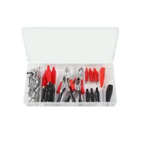 Alligaatoriklambrite komplekt 28 tk karbis