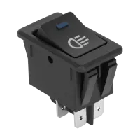 12 V lüliti pistik sinise LED-iga valgustuslüliti