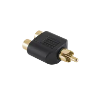 RCA emane pistik - 2xRCA emane KULD