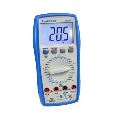 Digitaalne multimeeter DC 1000V, AC 750V, AC/DC 10A, 2000MR, 200uF, 20H, 10MHz, CAT III 1000 V