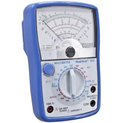 Analoog multimeeter AC/DC 500V, 10A