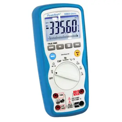 Digitaalne multimeeter, 40 000 impulsi, IP67 & True RMS