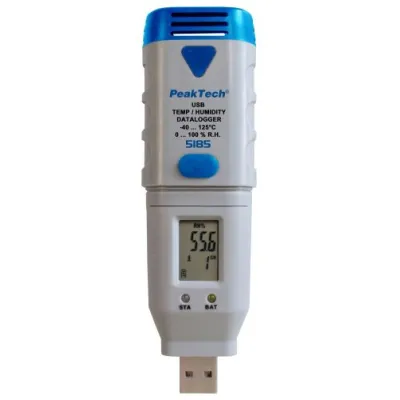 Temperatuuri ja niiskuse loger -40...+125°C, 0-100% RH, USB