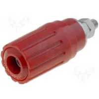 Banaani pesa 4mm 25A Hirschmann Punane 930757101