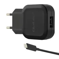 Qoltec Charger 12W 5V 2.4A USB + USB type C