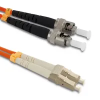Qoltec Patchcord fiber optic LC/UPC - ST/UPC Multimode 50/125 OM2 Duplex 3m