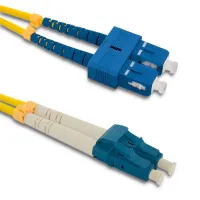 Qoltec Patchcord fiber optic SC/UPC - LC/UPC Singlemode 9/125 G652D Duplex 3m