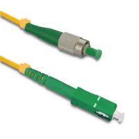 Qoltec Patchcord fiber optic FC/APC - SC/APC Singlemode 9/125 G652D Simplex 15m