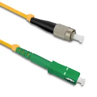 Qoltec Patchcord fiber optic FC/UPC - SC/APC Singlemode 9/125 G652D Simplex 15m
