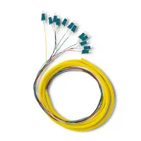 Qoltec 12 x Pigtail fiber optic LC/UPC Singlemode G657A2 2m